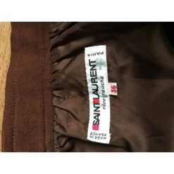 Jupe Yves Saint Laurent Rive Gauche Marron -Yves Saint Laurent 100530 3