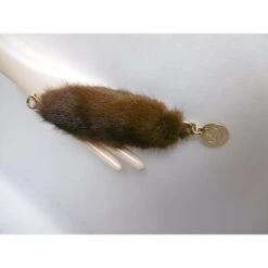 Yves Saint Laurent Bijou De Sac En Fourrure De Vison Marron -Yves Saint Laurent 107687 8