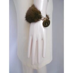 Yves Saint Laurent Bijou De Sac En Fourrure De Vison Marron -Yves Saint Laurent 107687 9