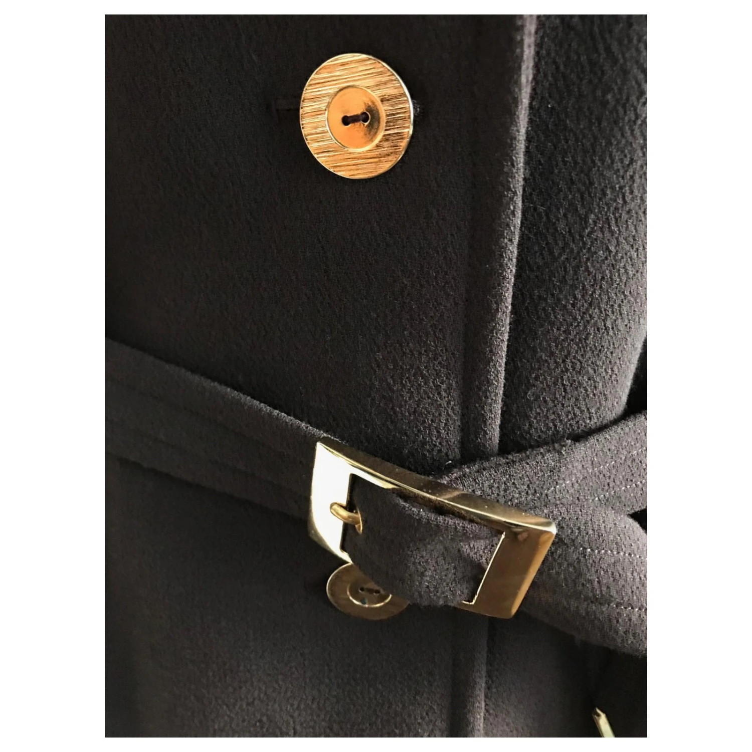 Yves Saint Laurent Tailleur Veste Pantalon Marron Foncé 7 Yves Saint Laurent Tailleur Veste Pantalon Marron Foncé – Image 5