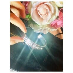 Bracelet Jonc Argent Massif Yves Saint Laurent Argenté -Yves Saint Laurent 114967 4