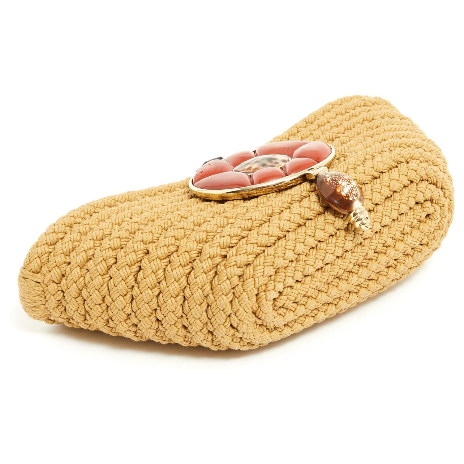 Yves Saint Laurent CORAL CORD JEWEL Beige Doré 5 Yves Saint Laurent CORAL CORD JEWEL Beige Doré – Image 3