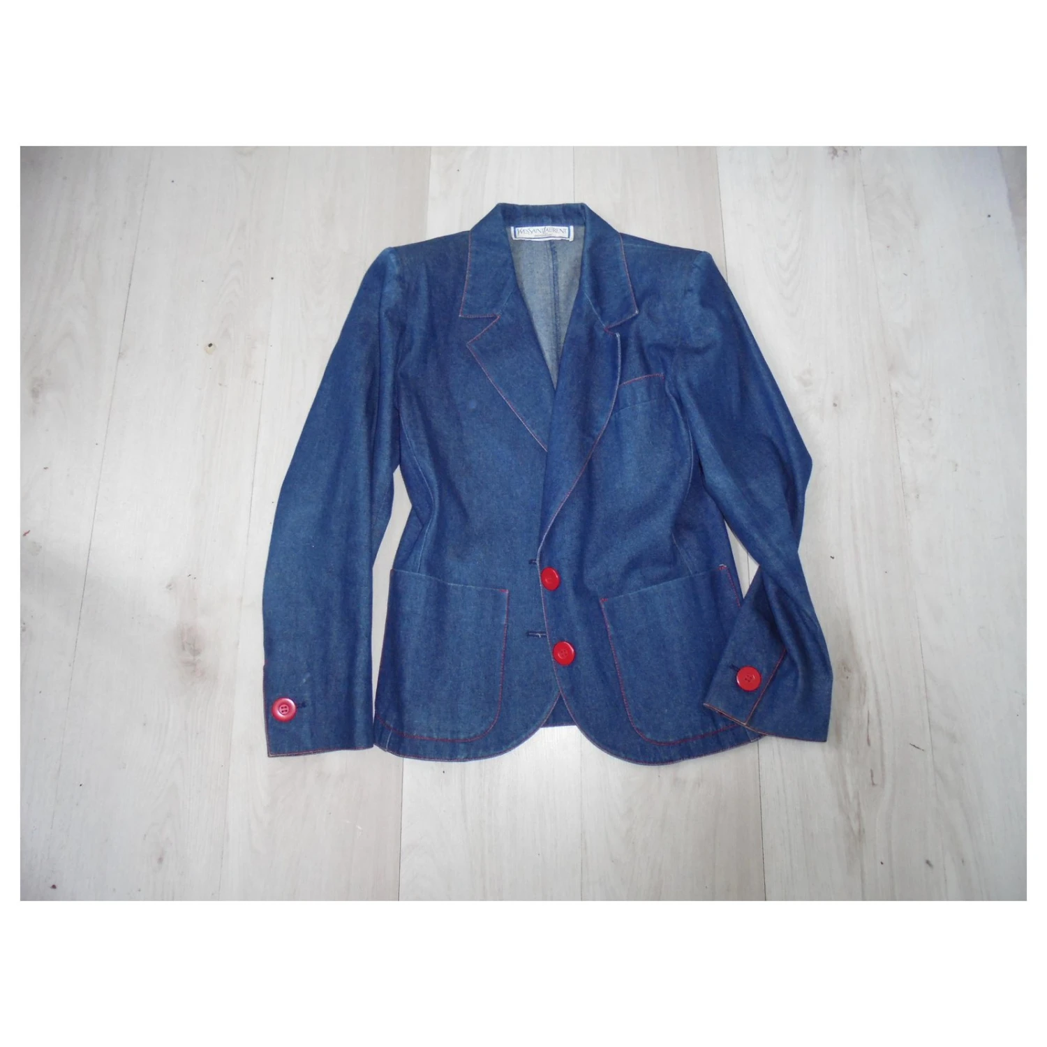 Yves Saint Laurent VESTE YSL Jean Bleu 5 Yves Saint Laurent VESTE YSL Jean Bleu – Image 3