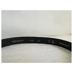 Belle Ceinture Vintage Yves Saint Laurent Bleu Marine -Yves Saint Laurent 131978 3