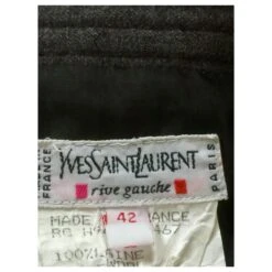 Yves Saint Laurent Jupe YSL Rive Gauche Gris -Yves Saint Laurent 145107 4
