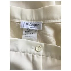 Tailleur Yves Saint Laurent Crème -Yves Saint Laurent 146263 3