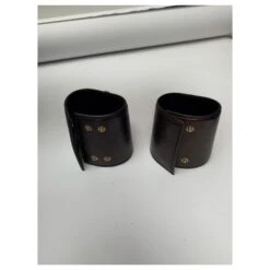 Yves Saint Laurent Bracelets Manchettes Marron Foncé -Yves Saint Laurent 150636 5