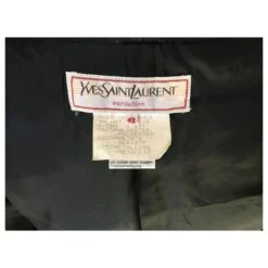 Yves Saint Laurent BLAZER NOIR À RAMAGES 17 Yves Saint Laurent BLAZER NOIR À RAMAGES -Yves Saint Laurent 151194 8