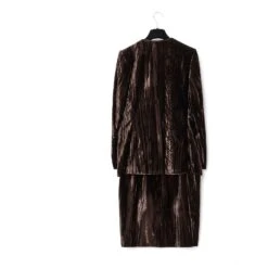 Yves Saint Laurent DARK BROWN VELVET FR38 Marron Foncé 6 Yves Saint Laurent DARK BROWN VELVET FR38 Marron Foncé -Yves Saint Laurent 160798 2
