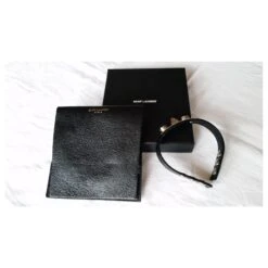 Yves Saint Laurent Bracelet YSL "Le Trois Clous" Noir -Yves Saint Laurent 161467 3