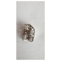 Yves Saint Laurent Bague YSL En Argent Vintage Argenté -Yves Saint Laurent 165412 4
