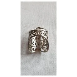 Yves Saint Laurent Bague YSL En Argent Vintage Argenté -Yves Saint Laurent 165412 5