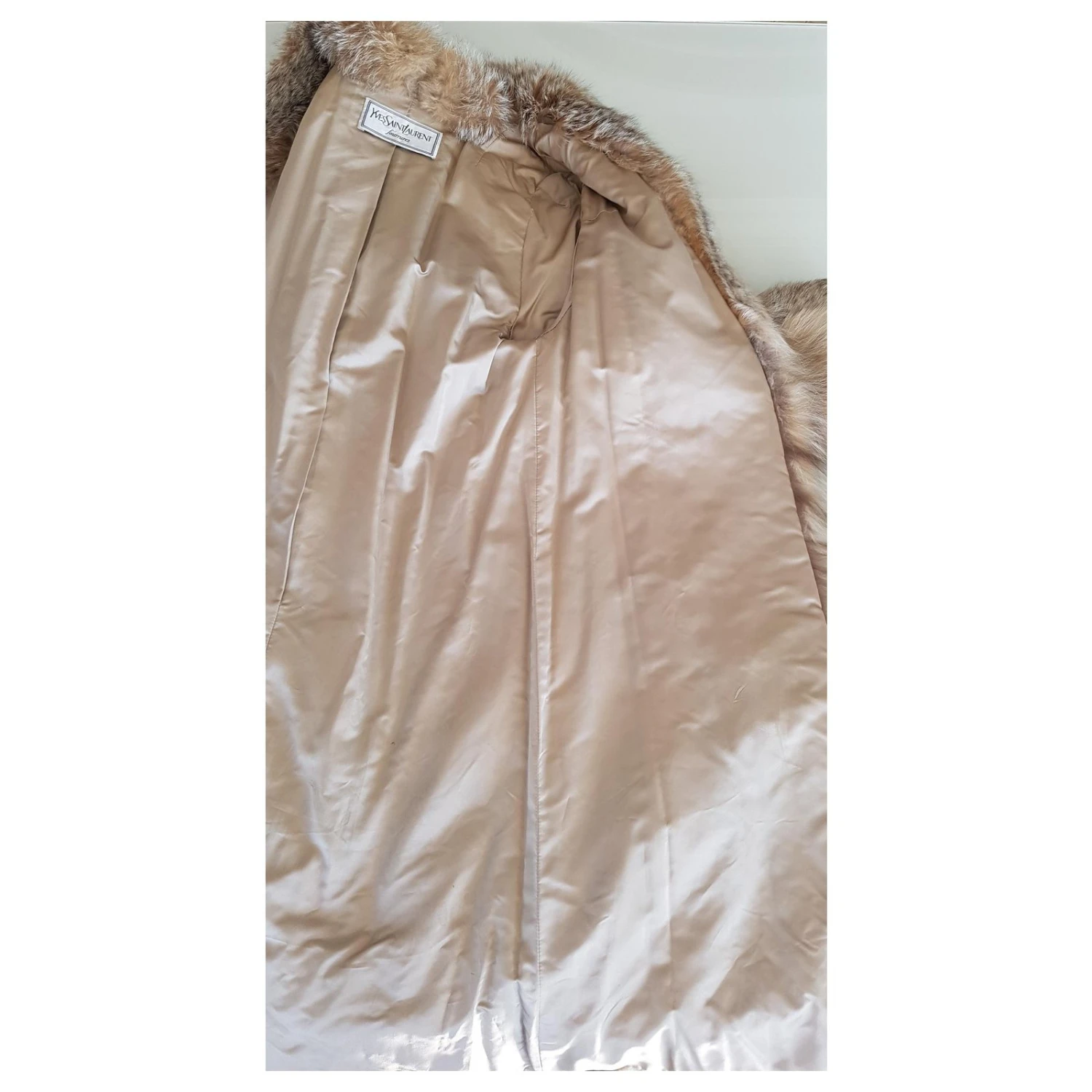 Manteau Lynx Yves Saint Laurent. Crème 9 Manteau Lynx Yves Saint Laurent. Crème – Image 7