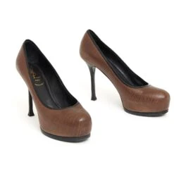 Yves Saint Laurent TRIB TOO 2 TONES FR38.5 Marron Noir -Yves Saint Laurent 168877 3