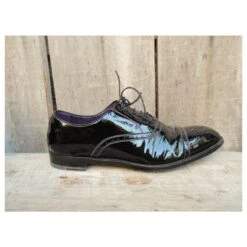 Richelieu Vernis Yves Saint Laurent Rive Gauche P 38 Noir -Yves Saint Laurent 170639 3