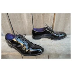 Richelieu Vernis Yves Saint Laurent Rive Gauche P 38 Noir -Yves Saint Laurent 170639 4