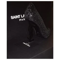 Yves Saint Laurent Talons Noir -Yves Saint Laurent 172100 4
