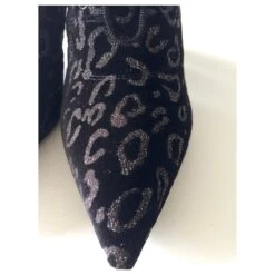 Yves Saint Laurent Bottines YSL Imprimées Léopard Multicolore -Yves Saint Laurent 173779 3