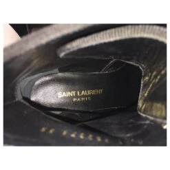Yves Saint Laurent Bottines YSL Imprimées Léopard Multicolore -Yves Saint Laurent 173779 6