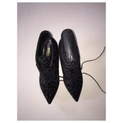 Yves Saint Laurent Bottines YSL Imprimées Léopard Multicolore -Yves Saint Laurent 173779 7