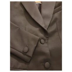 Yves Saint Laurent Veste Smoking En Laine YSL Rive Gauche Noir -Yves Saint Laurent 174303 3