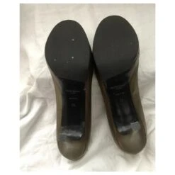 Yves Saint Laurent Escarpins Tribute Rive Gauche Noir Doré -Yves Saint Laurent 180207 9