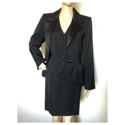 Yves Saint Laurent Jupe Noir -Yves Saint Laurent 186032 5