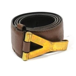 Yves Saint Laurent Ceinture Y Marron -Yves Saint Laurent 18628 3