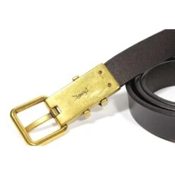 Yves Saint Laurent Ceinture Marron -Yves Saint Laurent 18630 4