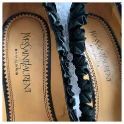 Yves Saint Laurent Escarpins Brevetés YSL Vintage Noir -Yves Saint Laurent 193727 3