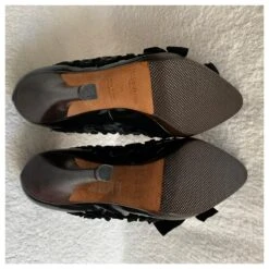 Yves Saint Laurent Escarpins Brevetés YSL Vintage Noir -Yves Saint Laurent 193727 7