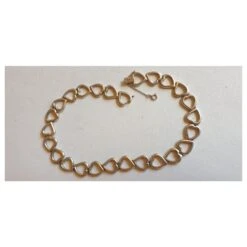 Yves Saint Laurent Rascde Cou Cœurs Vintage En Argent Massif 925 Argenté -Yves Saint Laurent 200405 3