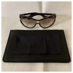 Yves Saint Laurent Lunettes De Soleil Noires En Acétate YSL Optyl -Yves Saint Laurent 207508 10