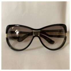 Yves Saint Laurent Lunettes De Soleil Noires En Acétate YSL Optyl -Yves Saint Laurent 207508 7