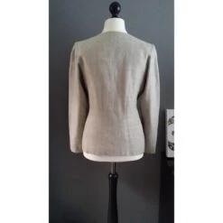 Veste En Lin Yves Saint Laurent Beige 12 Veste En Lin Yves Saint Laurent Beige -Yves Saint Laurent 20794 5