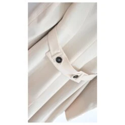 Yves Saint Laurent AW08 Manteau Ajusté En Laine Crème à Col En Vison Écru -Yves Saint Laurent 213171 7