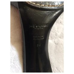 Yves Saint Laurent Mules YSL Rive Gauche Vintage Noir Bijouterie Argentée -Yves Saint Laurent 215112 5