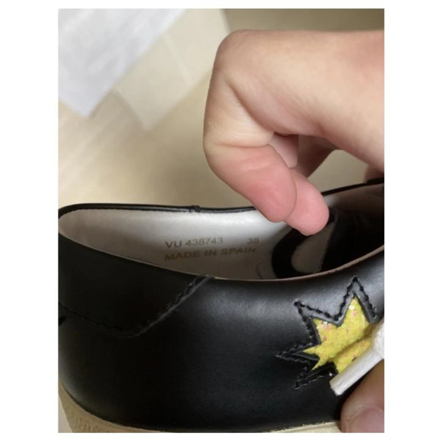 Basket Yves Saint Laurent Femme Taille 38 Noir Bijouterie Argentée Bijouterie Dorée 5 Basket Yves Saint Laurent Femme Taille 38 Noir Bijouterie Argentée Bijouterie Dorée – Image 3