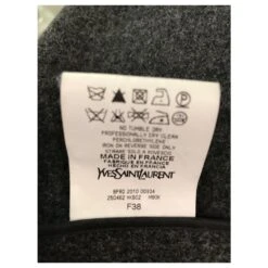 Manteau Yves Saint Laurent Gris -Yves Saint Laurent 227907 4