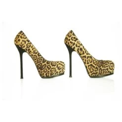 Yves Saint Laurent - Escarpins à Talons Tribtoo En Poil De Veau Léopard Marron 40 Chaussures -Yves Saint Laurent 228575 5