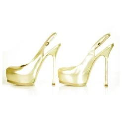 NEW YSL Tribute TRIBTOO Escarpins En Cuir Doré Yves Saint Laurent 40 13 NEW YSL Tribute TRIBTOO Escarpins En Cuir Doré Yves Saint Laurent 40 -Yves Saint Laurent 228576 4