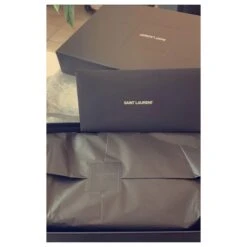 Loulou Yves Saint Laurent YSl Lou Belt Bag IN MATELASSÉ LEATHER Dark Smog Colour Noir -Yves Saint Laurent 231003 3