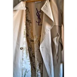 Yves Saint Laurent Impermeable Classic YSL Beige -Yves Saint Laurent 23688 3