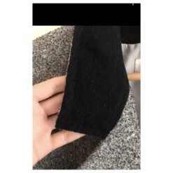 Veste En Laine Avec Col Velours Noir Yves Saint Laurent Gris -Yves Saint Laurent 239471 6