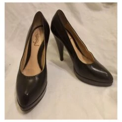 Yves Saint Laurent Pompes Rive Gauche Noir -Yves Saint Laurent 241547 2