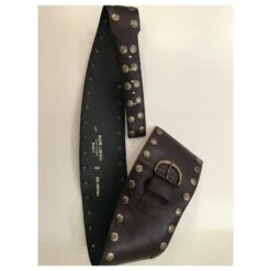 Manteau En Cuir D’agneau Yves Saint Laurent + Ceinture NoemiLiberti Marron -Yves Saint Laurent 243342 4