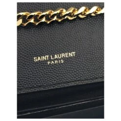 Yves Saint Laurent Pochette YSL Kate Avec Pompon Noir 17 Yves Saint Laurent Pochette YSL Kate Avec Pompon Noir -Yves Saint Laurent 243957 8