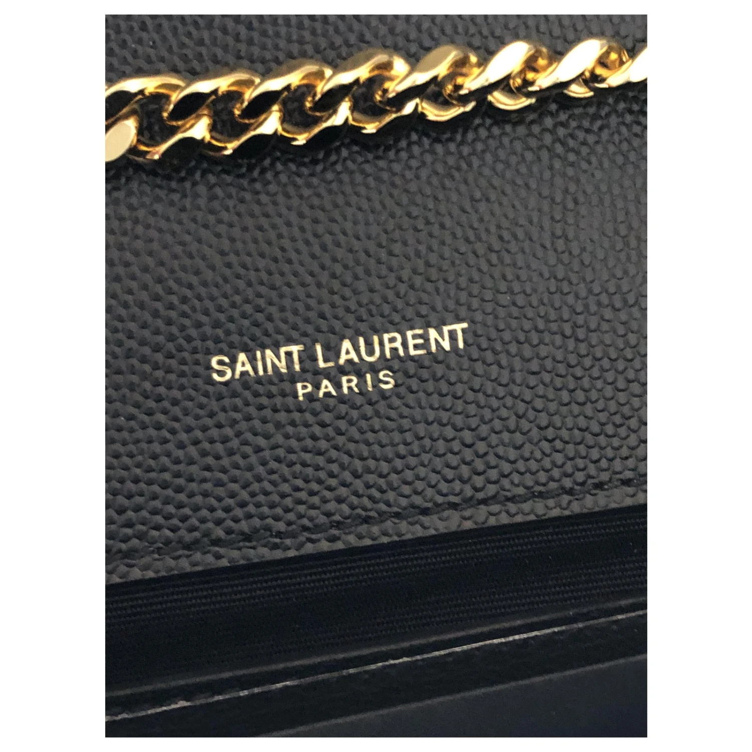 Yves Saint Laurent Pochette YSL Kate Avec Pompon Noir 10 Yves Saint Laurent Pochette YSL Kate Avec Pompon Noir – Image 8