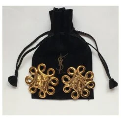 Yves Saint Laurent Boucles D'oreilles Doré -Yves Saint Laurent 246125 6
