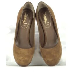 Yves Saint Laurent Escarpins Marron -Yves Saint Laurent 246613 5